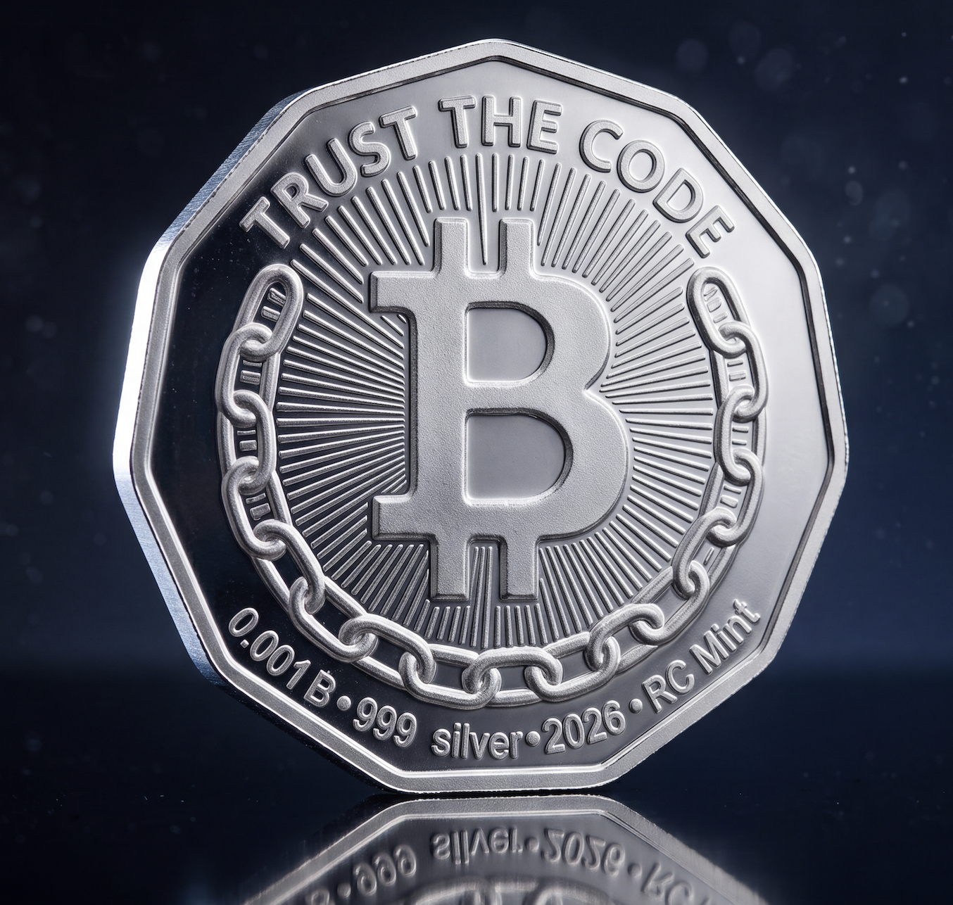 Trust The Code Hendecagon obverse